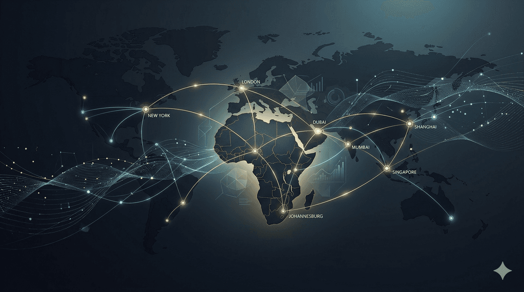 Africa network map